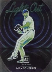 2022 Donruss Optic Lights Out Max Scherzer #LO-9 card