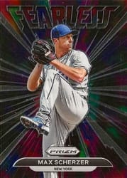 2022 Panini Prizm Fearless Max Scherzer #FL-1 card