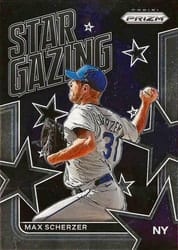 2022 Panini Prizm Star Gazing Max Scherzer #SG-15 card