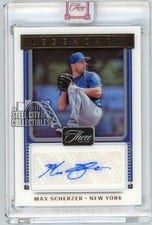 2022 Panini Three and Two Legendary Signatures Max Scherzer #LS-MS card