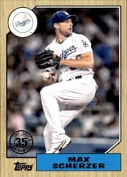 2022 Topps 1987 Topps Baseball (Series 1) Max Scherzer #T87-62 card