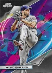 2022 Topps Cosmic Chrome Base Set Max Scherzer #83 card