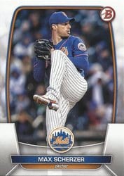 2023 Bowman Base Set Max Scherzer #53 card