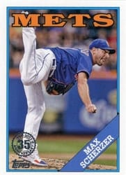 2023 Topps 1988 Topps Baseball (Series 1) Max Scherzer #T88-2 card