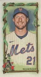 2023 Topps Allen & Ginter Minis Max Scherzer #55 card