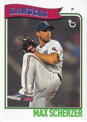 2023 Topps Brooklyn Collection Base Set Max Scherzer #45 card