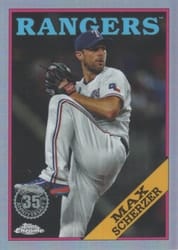 2023 Topps Chrome Update 1988 Topps Baseball Max Scherzer #88CU-7 card