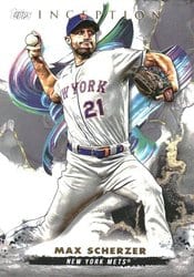 2023 Topps Inception Base Set Max Scherzer #14 card