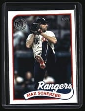 2024 Topps 1989 Topps Baseball 35th Anniversary (Series 1) Max Scherzer #89B-98 card
