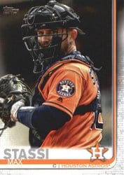 2019 Topps Base Set Max Stassi #363 card