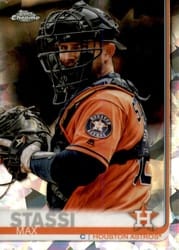 2019 Topps Chrome Sapphire Edition Base Set Max Stassi #363 card