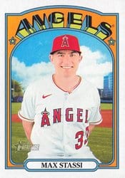 2021 Topps Heritage Base Set Max Stassi #574 card