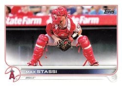 2022 Topps Base Set Max Stassi #609 card