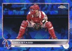 2022 Topps Chrome Sapphire Edition Base Set Max Stassi #609 card