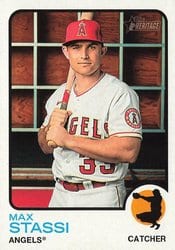 2022 Topps Heritage Base Set Max Stassi #410 card