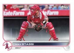 2022 Topps Mini Base Set Max Stassi #609 card