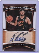 2025-26 Topps Marks of Excellence Max Strus #ME-MS card