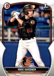 2023 Bowman Prospects Max Wagner #BP-8 card