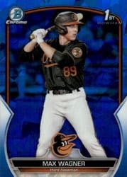 2023 Bowman Sapphire Edition Base Set Max Wagner #BCP-8 card