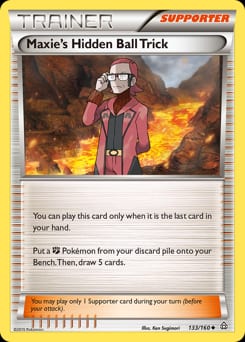 Primal Clash Maxie's Hidden Ball Trick #133 card
