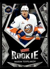 2025 Upper Deck National Hockey Card Day Victory Black Rookie Maxim Tsyplakov #V-11 card