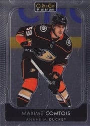2021-22 O-Pee-Chee Platinum Base Set Maxime Comtois #46 card
