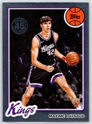 2025-26 Topps 1980-81 Topps Basketball Maxime Raynaud #80BK-85 card