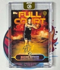 2025-26 Topps 3 Full Court Signs Maxime Raynaud #FS-MR card