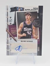 2025-26 Topps New Applicants Autographs Maxime Raynaud #NA-MR card