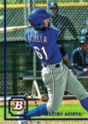 2022 Bowman Heritage Prospects Maximo Acosta #BHP-103 card