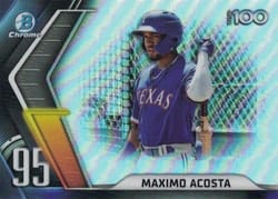 2022 Bowman Scouts' Top 100 Maximo Acosta #BTP-95 card
