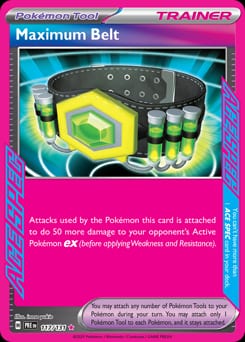 Prismatic Evolutions Maximum Belt #117 card