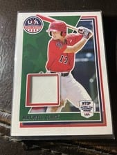 2022 Panini Stars & Stripes USA Baseball Materials Maxwell Clark #USAM-MC card