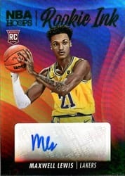 2023-24 Hoops Rookie Ink Maxwell Lewis #RI-MAX card