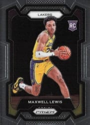 2023-24 Panini Prizm Base Set Maxwell Lewis #143 card