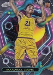 2023-24 Topps Chrome Cosmic Base Set Maxwell Lewis #185 card