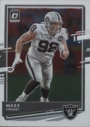 2020 Donruss Optic Base Set Maxx Crosby #53 card