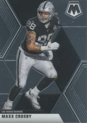 2020 Panini Mosaic Base Set Maxx Crosby #108 card