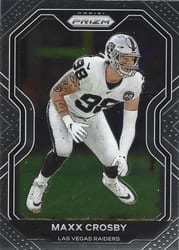 2020 Panini Prizm Base Set Maxx Crosby #136 card