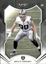 2021 Panini Playoff Base Set Maxx Crosby #92 card