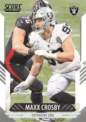 2021 Score Base Set Maxx Crosby #230 card