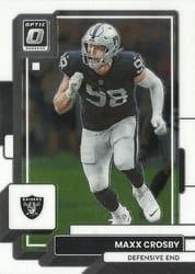 2022 Donruss Optic Base Set Maxx Crosby #106 card