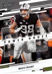 2022 Panini Prestige Power House Maxx Crosby #PH-25 card