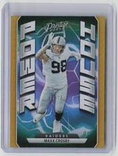 2024 Panini Prestige Power House Maxx Crosby #PH-MCY card