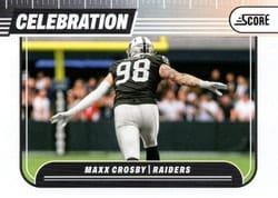 2024 Score Celebration Maxx Crosby #C-MCY card