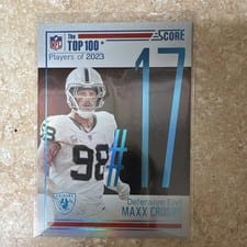 2024 Score Top 100 Maxx Crosby #17 card