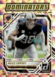 2025 Donruss Dominators Maxx Crosby #DOM-MCY card