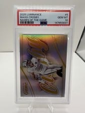 2025 Panini Luminance Names of the Game Maxx Crosby #5 card