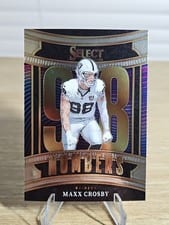 2025 Panini Select Select Numbers Maxx Crosby #11 card