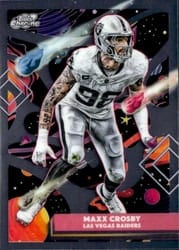 2025 Topps Cosmic Chrome Base Set Maxx Crosby #52 card